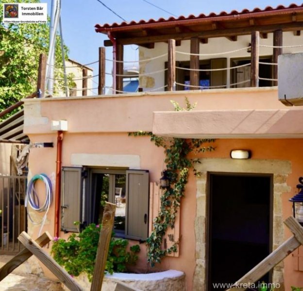 Melidoni Apocoronas Kreta, Melidoni, renoviertes Dorfhaus mit Innenhofgarten Haus kaufen